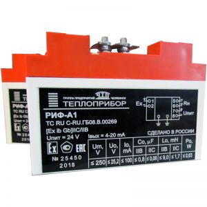 Барьеры искрозащиты активные РИФ А1, А2, А5, А6; РИФ А1-DIN, А5-DIN